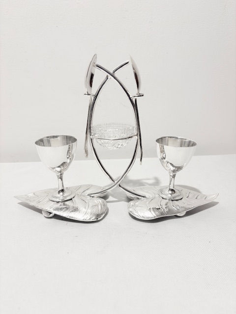 Antique Silver Plated Egg Cruet (c.1900)