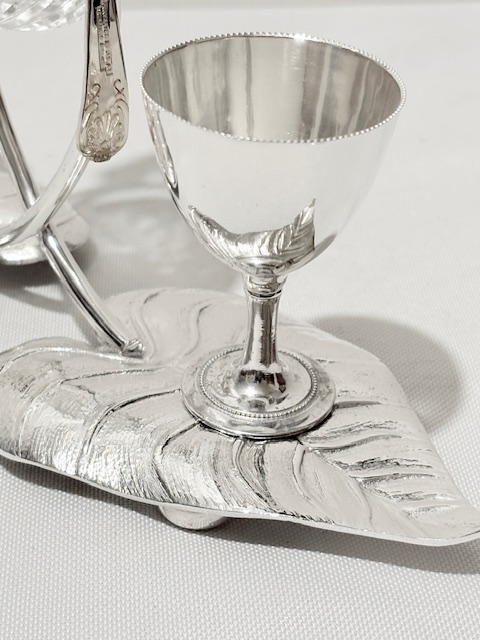 Antique Silver Plated Egg Cruet Antique Silver Plated Egg Cruet