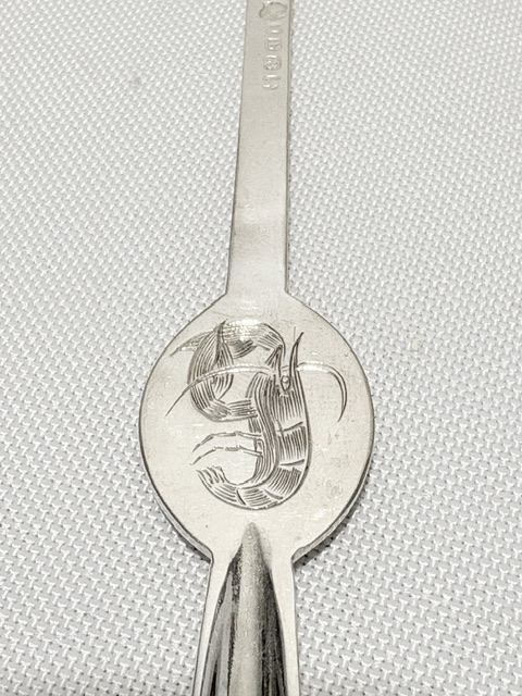 Set of 6 Antique Silver Plated Lobster Picks Set of 6 Antique Silver Plated Lobster Picks