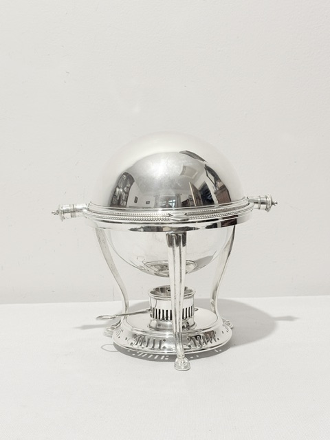 Antique Silver Plated Egg Boiler or Coddler with Rollover Lid Antique Silver Plated Egg Boiler or Coddler with Rollover Lid