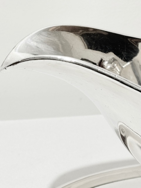 Antique Hotel Ware Silver Plated Gravy Boat