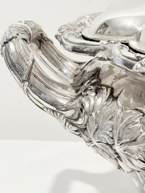 Antique Old Sheffield Plate Soup Tureen on Large Bold Legs