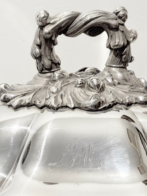 Antique Old Sheffield Plate Soup Tureen on Large Bold Legs