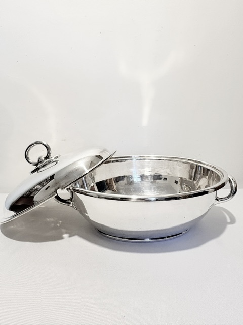 Large Hotel Quality Antique Oval Silver Plated Soup Tureen
