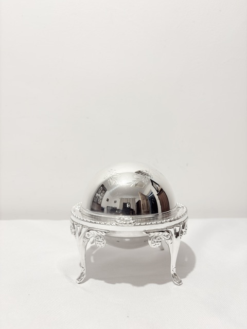 Vintage Silver Plated Butter or Caviar Dish Vintage Silver Plated Butter or Caviar Dish