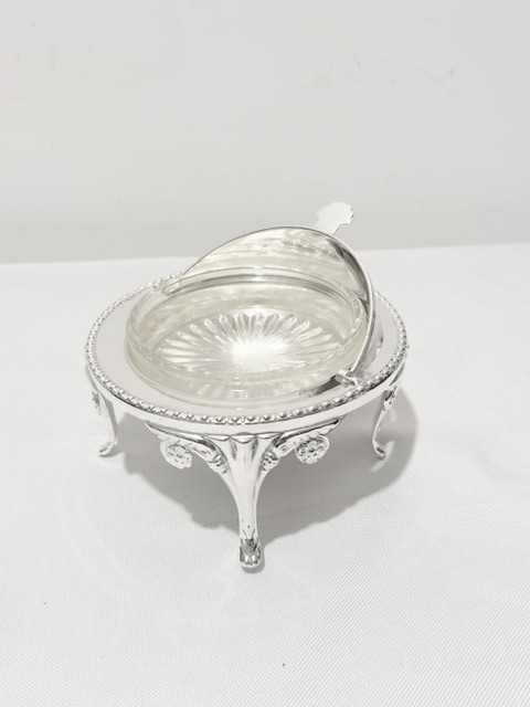 Vintage Silver Plated Butter or Caviar Dish Vintage Silver Plated Butter or Caviar Dish