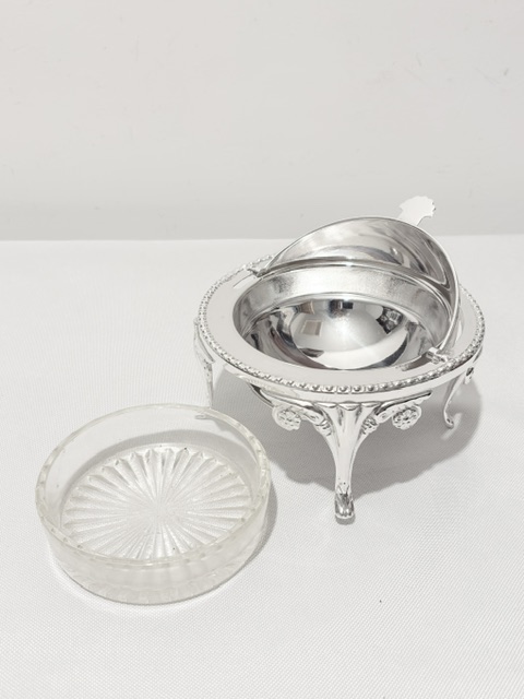 Vintage Silver Plated Butter or Caviar Dish Vintage Silver Plated Butter or Caviar Dish