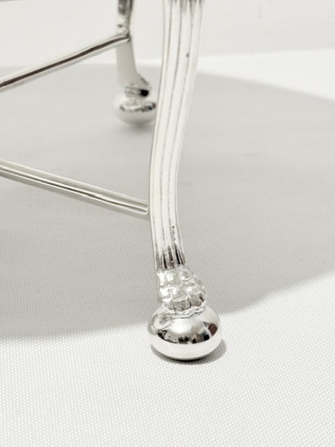 Antique Silver Plated Entree or Vegetable Dish on Warming Stand Antique Silver Plated Entree or Vegetable Dish on Warming Stand