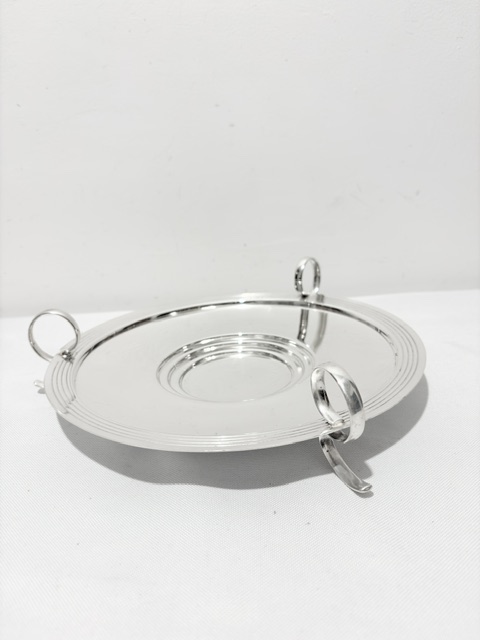 Antique Silver Plated Serving Dish in an Art Deco Manner Antique Silver Plated Serving Dish in an Art Deco Manner