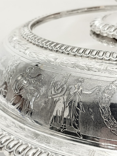 Antique Silver Plated Entree or Vegetable Dish Antique Silver Plated Entree or Vegetable Dish