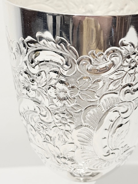 Antique Mappin & Webb Silver Plated Goblet