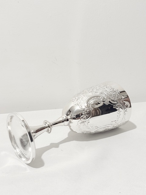 Antique Mappin & Webb Silver Plated Goblet