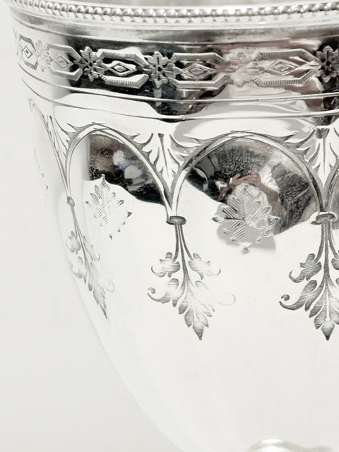 Antique Silver Plated Goblet by W W Harrison & Co Antique Silver Plated Goblet by W W Harrison & Co