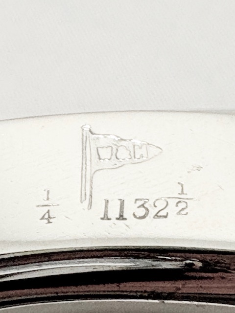 Antique Silver Plated Hip Flask Simple in Design