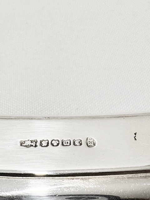 Antique Silver Plated and Cow Hide Hip Flask with Silver Plated Drinking Cup