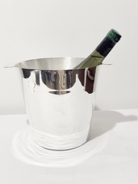 Vintage Plain Body Silver Plated Champagne Bucket or Wine Cooler