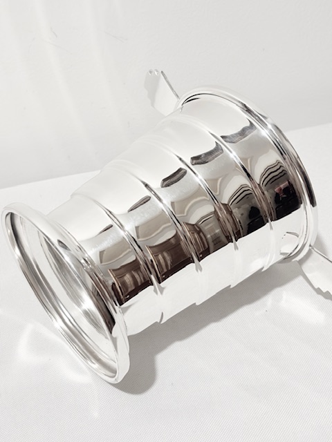 Vintage Art Deco in Design Silver Plated Ice Pail or Bucket