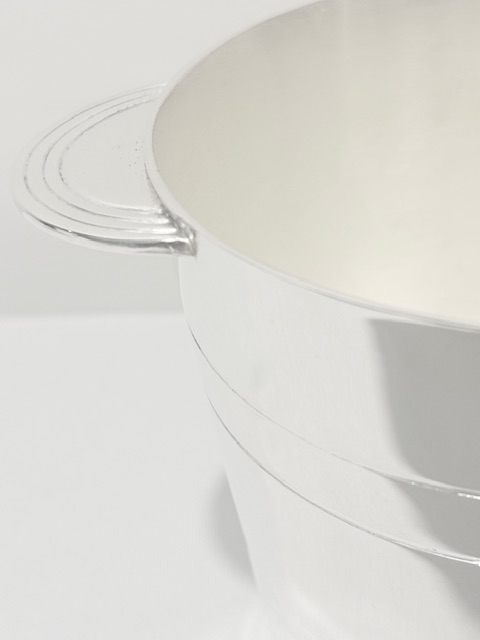 Attractive Art Deco in Design Silver Plated Ice Pail or Bucket