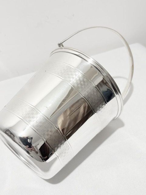 Vintage Silver Plated Swing Handle Ice Pail Bucket Vintage Silver Plated Swing Handle Ice Pail Bucket