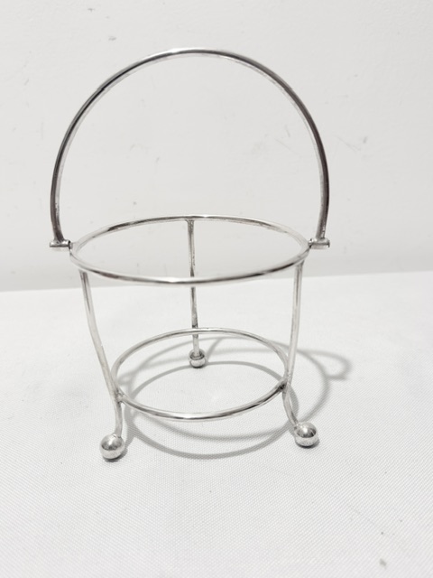 Antique Silver Plated and Cranberry Glass Jam or Preserve Server Antique Silver Plated and Cranberry Glass Jam or Preserve Server