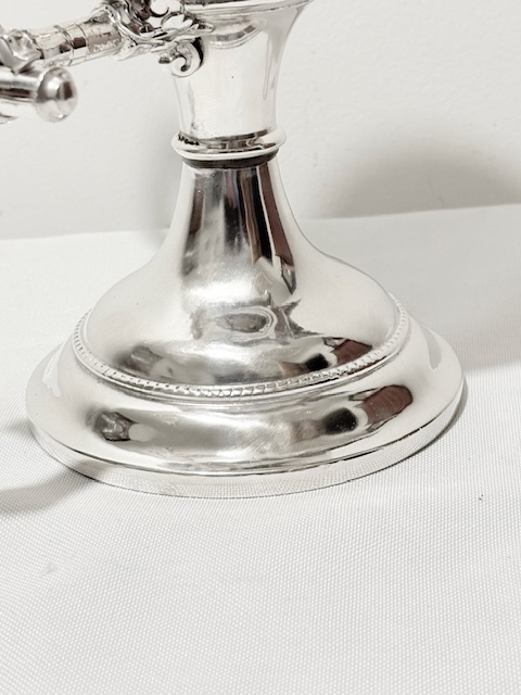 Small Size Antique Silver Plated Samovar or Tea Urn