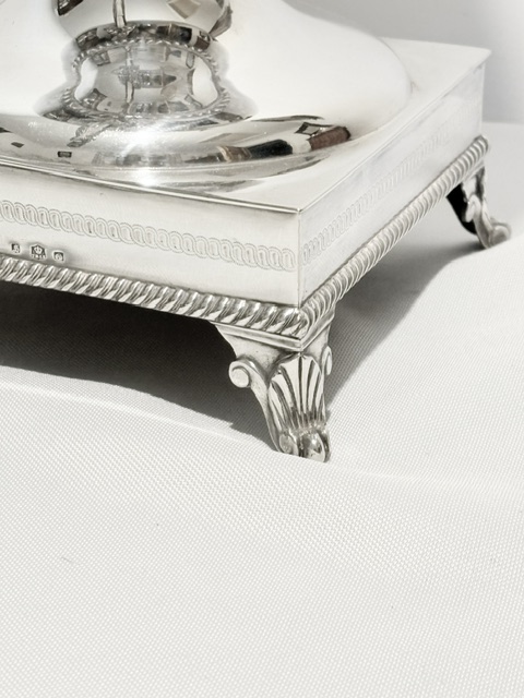 Handsome Antique Silver Plated Samovar or Tea Urn