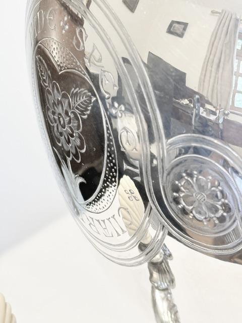 Handsome Antique Silver Plated Samovar or Tea Urn