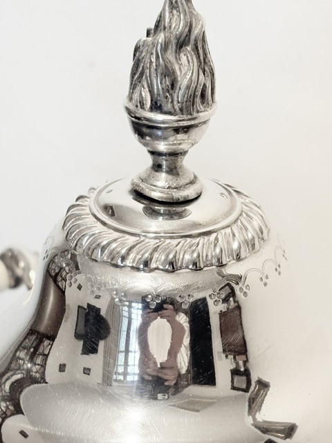 Handsome Antique Silver Plated Samovar or Tea Urn