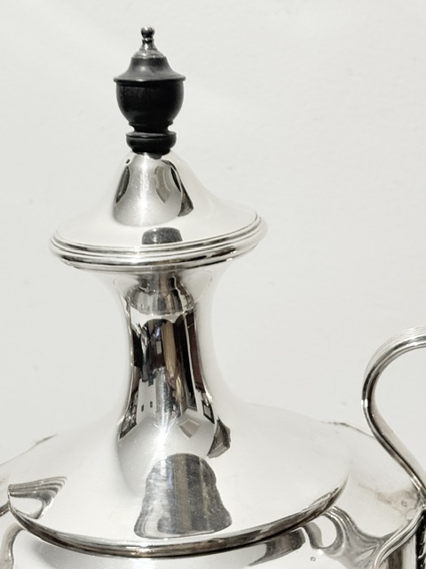 Antique Old Sheffield Plate Samovar of Small Size with Ebonised Finial