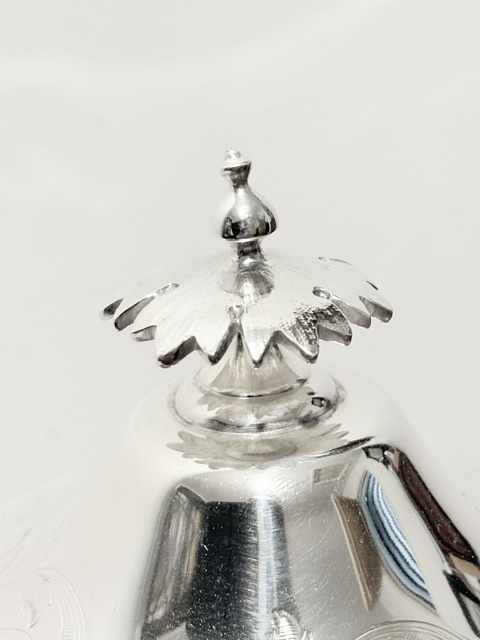 Antique Silver Plated Samovar or Tea Urn of Small Size