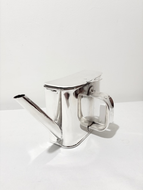 Antique Silver Plated Indoor Watering Can