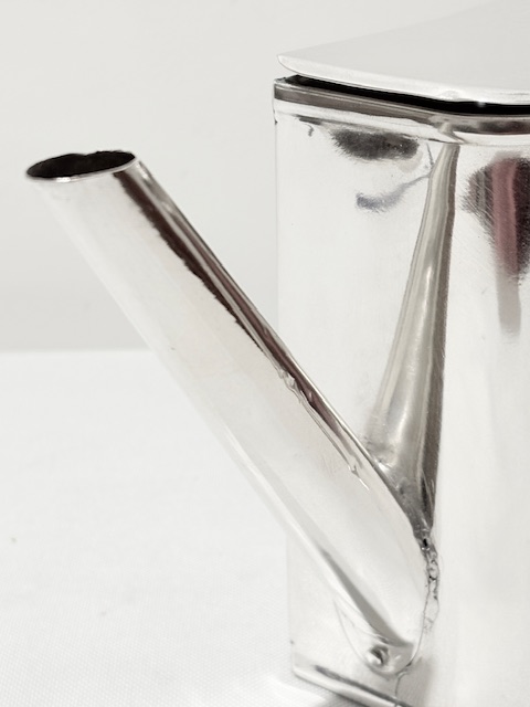 Antique Silver Plated Indoor Watering Can