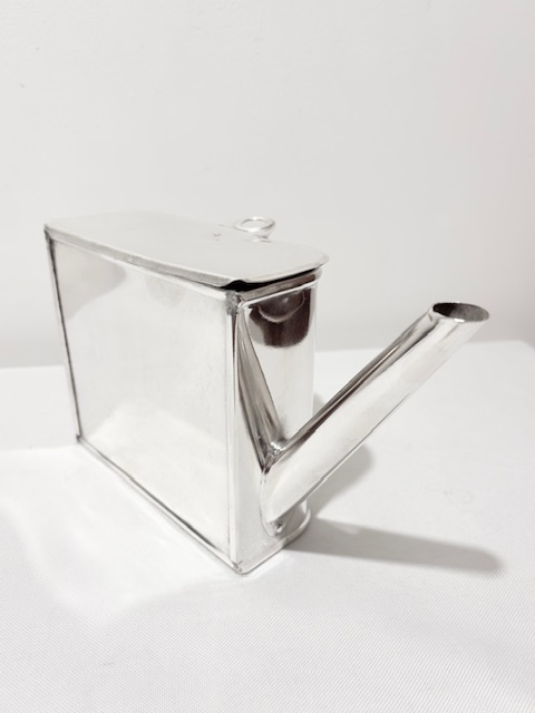 Antique Silver Plated Indoor Watering Can