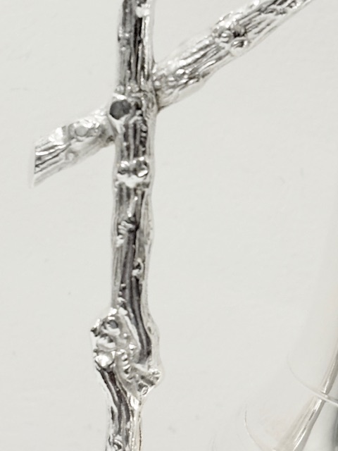 Attractive Antique Silver Plated Dinner Bell