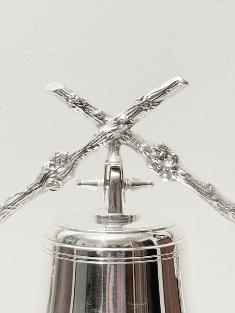 Attractive Antique Silver Plated Dinner Bell