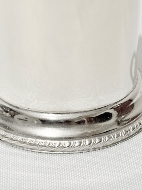 Antique Silver Plated Pen or Makeup Brush Holder Antique Silver Plated Pen or Makeup Brush Holder