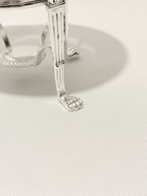 Antique Silver Plated Plant Pot Holder