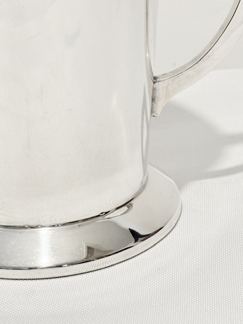 Vintage Silver Plated Art Deco Design Water Jug or Pitcher