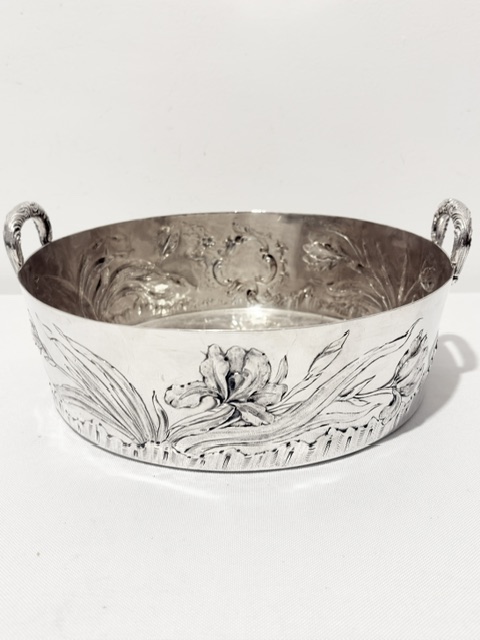 Art Nouveau Silver Plated Bowl by Wiskemann Art Nouveau Silver Plated Bowl by Wiskemann