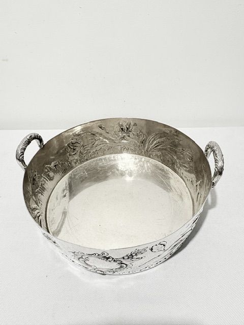 Art Nouveau Silver Plated Bowl by Wiskemann Art Nouveau Silver Plated Bowl by Wiskemann