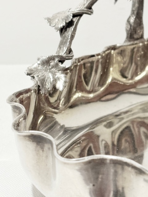 Antique Silver Plated Grapes Stand by Mappin & Webb