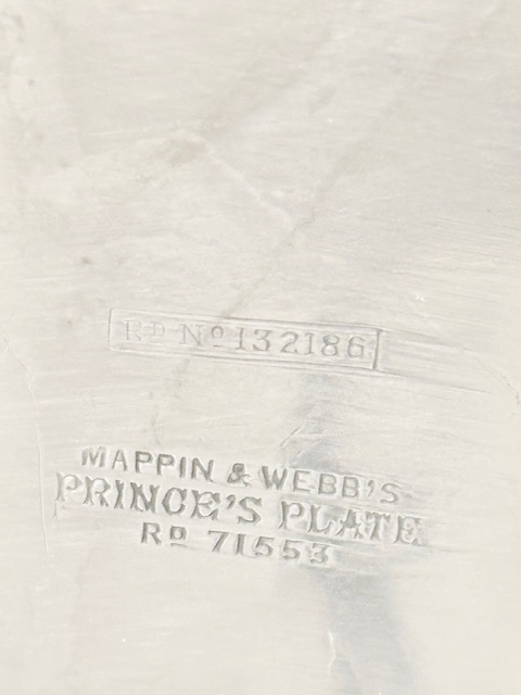 Antique Silver Plated Grapes Stand by Mappin & Webb