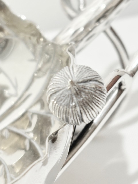 Antique Silver Plated Nut Dish by Hukin & Heath