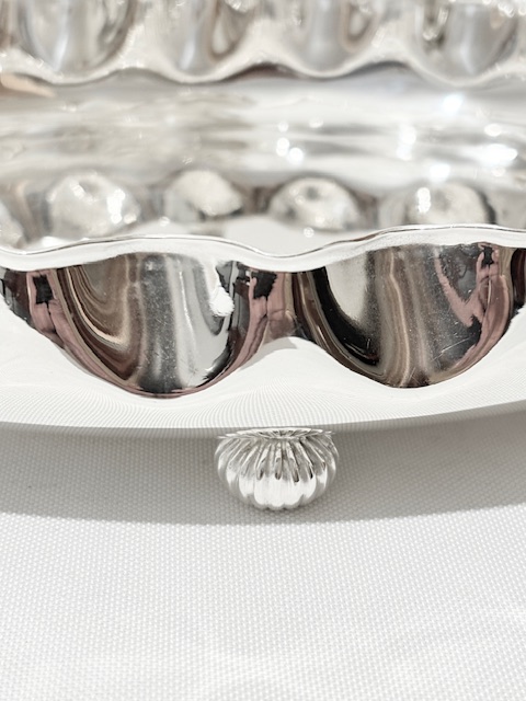 Antique Mappin & Webb Silver Plated Grapes Stand