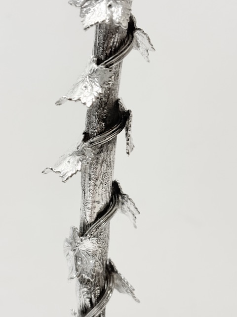 Antique Mappin & Webb Silver Plated Grapes Stand