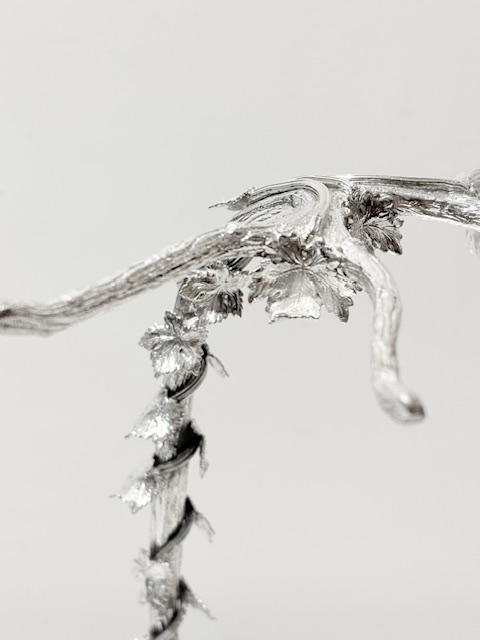 Antique Mappin & Webb Silver Plated Grapes Stand