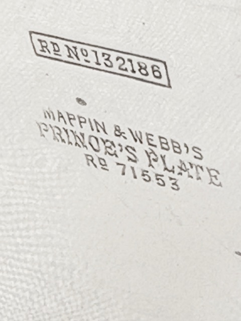 Antique Mappin & Webb Silver Plated Grapes Stand