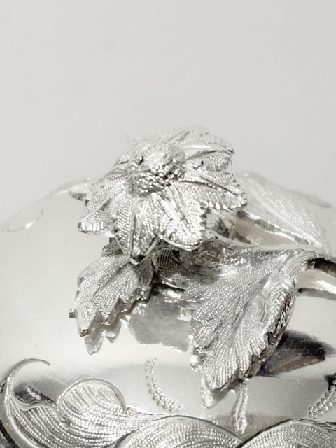 Handsome Victorian Antique Silver Plated Coffee Pot