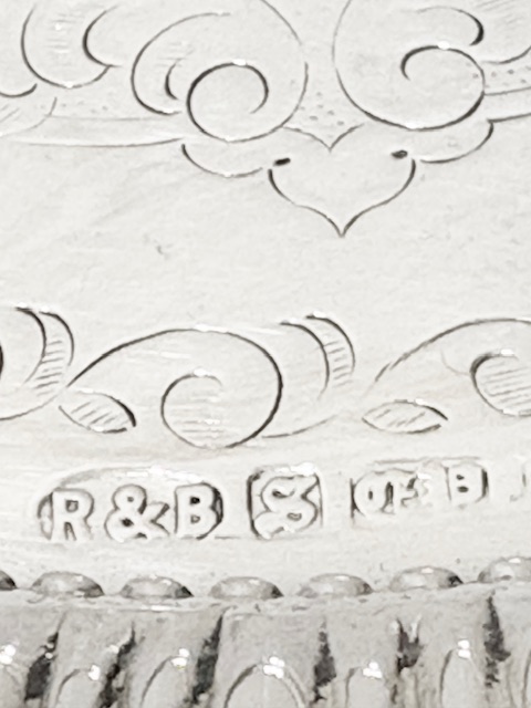 Roberts & Belk Antique Round Silver Plated Salver