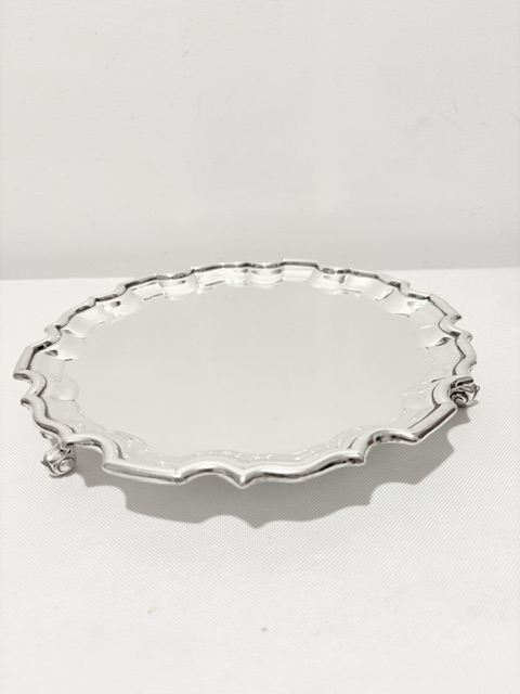 Antique Barker Ellis Silver Plated Salver Antique Barker Ellis Silver Plated Salver